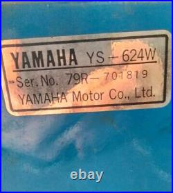 Rare Yamaha YS624W Snowblower Friction Plate Shaft 75W463350000 & Bearings SAVE