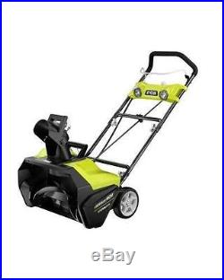 Ryobi 20 40-V Cordless Electric Snow Blower with 2 Batteries (RY40811)