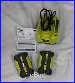 Ryobi 40-Volt 20 Cordless Snow Blower RY40811 with 2 Lithium Batteries & Charger
