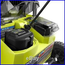 Ryobi Cordless Snow Blower 20 in. 40-Volt Lithium-Ion Electric LED Headlights