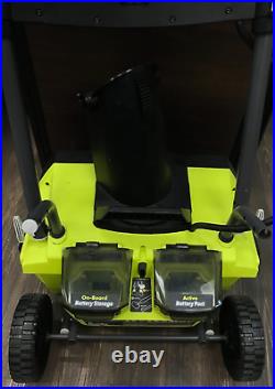 Ryobi RY40805 Electric Single Stage Snow Blower with (1) 5.0 Ah Battery + Charger