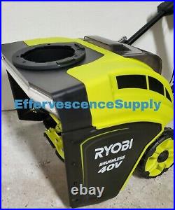 Ryobi RY40806 40v Cordless Brushless 21 Snow Blower. Missing Chute Deflector