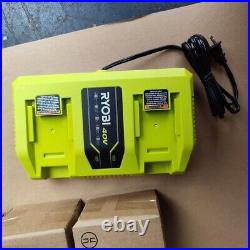 Ryobi RY40807 40V 24 Brushless 2 Stage Snow Blower + 4 batteries 6.0Ah Charger