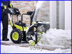 Ryobi RY40807 40V 24 Brushless 2 Stage Snow Blower + 4 batteries 6.0Ah Charger