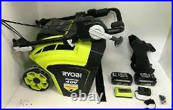 Ryobi RY40860 21 in. 40V Brushless Cordless Snow Blower KIT, GD M