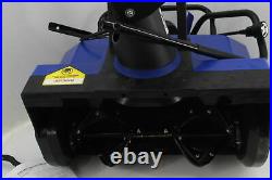 SEE NOTES Snow Joe SJ626E Electric Snow Thrower 22 Inch 14.5 Amp 24ft Throw Blue