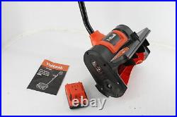 SEE NOTES Voltask SS-20B Orange/Black 12 In Cordless Battery Powered Snow Shovel