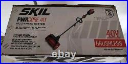 SKIL PWRCore 40 12 Cordless Multihead Snow Shovel Kit (4 Ah) Model PSS1200C-10