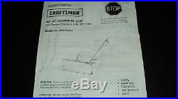 Sears Craftsman 48 Plow Dozer Blade 486.24414