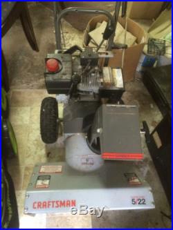 Sears Craftsman Dual Stage 22 Snow Thrower 120 Volt Electric Start Great Condi