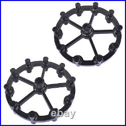 Set of 2 Rear Drive Wheel Assembly Cog 631-0002 Part Rubber Track For Snowblower