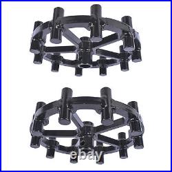 Set of 2 Rear Drive Wheel Assembly Cog 631-0002 Part Rubber Track For Snowblower