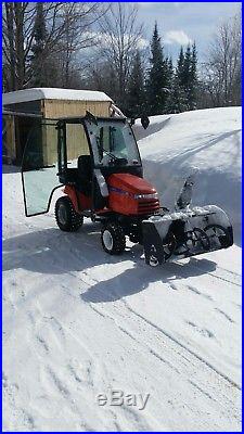 Simplicity legacy xl 4x4 tractor with hard cab and snowblower attachment