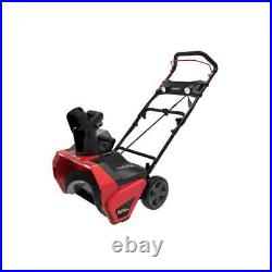 Single-Stage Cordless Electric Snow Blower 20 in. 82-Volt Lithium-Ion Battery