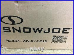 Snow Joe 18 In Snow Blower Kit 48-Volt ION With 2 4.0-Ah Batteries And Charger