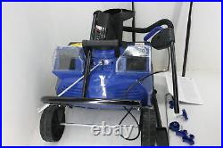 Snow Joe 24V-X2-SB18 18 Inches 48-Volt iON+ Cordless Snow Blower Kit Blue