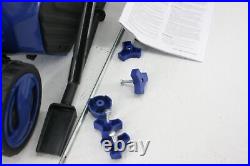 Snow Joe 24V-X2-SB18 18 Inches 48-Volt iON+ Cordless Snow Blower Kit Blue