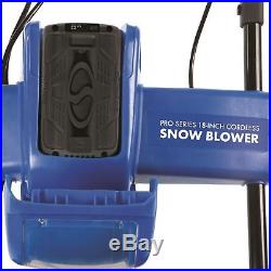 Snow Joe Cordless 18 Brushless Snow Blower Pro-Series Battery included