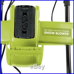 Snow Joe Cordless 18-Inch Snow Blower Brushless Battery & Charger Included