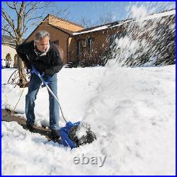 Snow Joe Electric Shovel & Accessory Bundle Snow Shovel + Cover + Snow Broom