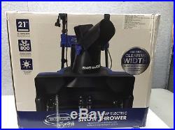 Snow Joe Electric Snow Blower 21 in. 15 Amp LED Headlight Wheels Steel Auger