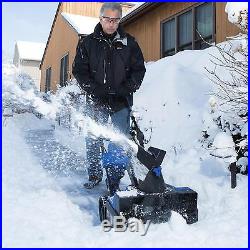 Snow Joe ION18SBHYB iON 40V Single Stage Cordless + Electric Hybrid Snow Blower