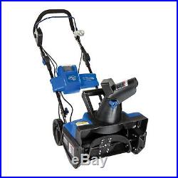 Snow Joe ION18SB 18 in. 40-Volt Cordless Snow Blower withBattery & Charger Blue