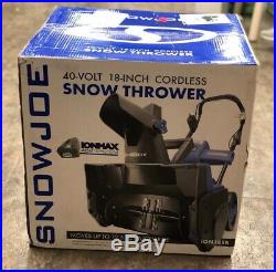 Snow Joe ION18SB Snow Thrower Cordless 40V/4.0 Ah