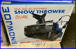 Snow Joe SJ627E Electric Snow Thrower 22-Inch 15-Amp with Dual LED Lights