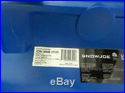 Snow Joe iON18SB-HYB 40V 4.0 Ah Hybrid or Electric Cordless Snow Blower, 18