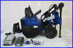 Snow Joe iON18SB Ion Cordless Brushless Snow Blower w 40V Rechargeable Battery