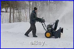 Snow Thrower Snow Blower Electric Start 24 Inch Two Stage Remote Deflector