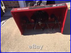Snow blower Craftsman 28 inch two stage Electric and Gas start
