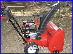 Snowblower Gas Craftsman 24-in. 208cc Dual-Stage ONLY USED 3 TIMES