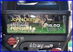 Snowthrower Snow Blower John Deere Dual Stage 1330SE Professional Series 342cc