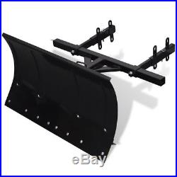 Steel Snow Plow Blade Removing Snow Thrower Great Load Capacity 31 x 17 Black