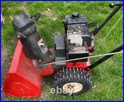 TORO 521 Snow blower thrower 3 Speed +R, replaced carb, belts, spare skid plates
