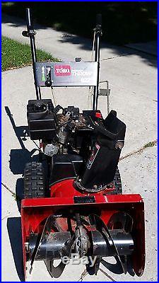 Toro 2 stage 22 gas snow blower with electric start