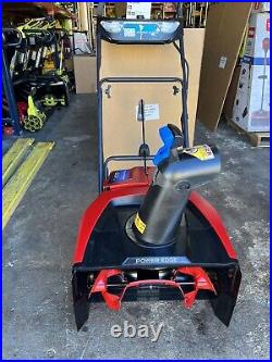 Toro 39901 Electric Snow Blower 21 in. 60V- Tool only Battery not included