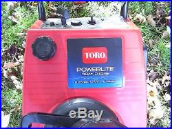 Toro Ccr Powerlite Snowthrower / Snow Blower, Electric & Pull Start