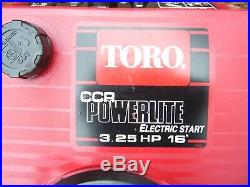Toro Ccr Powerlite Snowthrower / Snow Blower, Electric & Pull Start