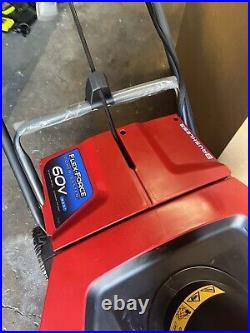 Toro Electric Snow Blower 21 in. 60-Volt Lithium-Ion with 5Ah Battery/Charger