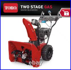 Toro Electric Start Gas Snow Blower Power Max 824 OE 24 In. 252cc Two-Stage