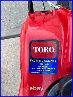 Toro Power Clear 418 ZE Snow Blower