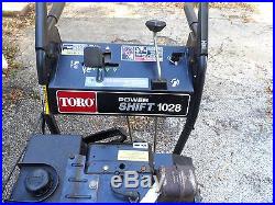 Toro Power Shift 1028 2-Stage Snow Blower / Thrower 10HP 28