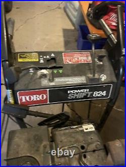 Toro Power Shift 824 Two Stage Electric Start Gas Snow Blower 8hp 24 Inch Nice