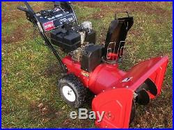 Toro Snow Blower 8HP 24 Inch Two Stage Electric Start Just Serviced Runs Good