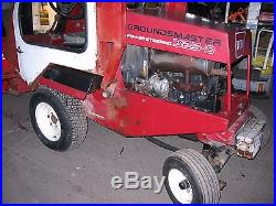 Tractor, Toro, K3D Diesel, 25 HP, 325D, GroundsMaster, Snowblower, Cab