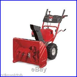 Troy-Bilt 24-inch 2-Stage Gas Snow Thrower 208CC 4-Cycle OHM with Electric Start