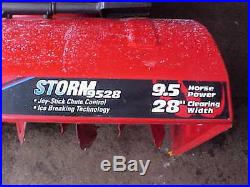Troy-Bilt 9528 / 28 / 2 Stage Snow Blower with Electric Start (very nice)